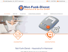 Tablet Screenshot of nfd.de